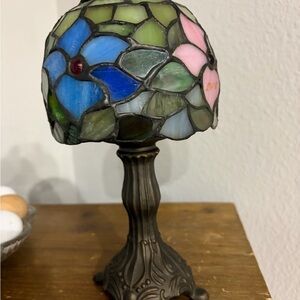 Stained Glass Tiffany-Style Fairy Lamp